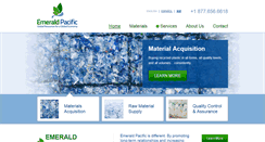 Desktop Screenshot of emerald-pacific.com