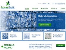Tablet Screenshot of emerald-pacific.com